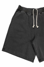 画像をギャラリービューアに読み込む, LASTMAN LOGO SWEAT SHORTS (BLACK)