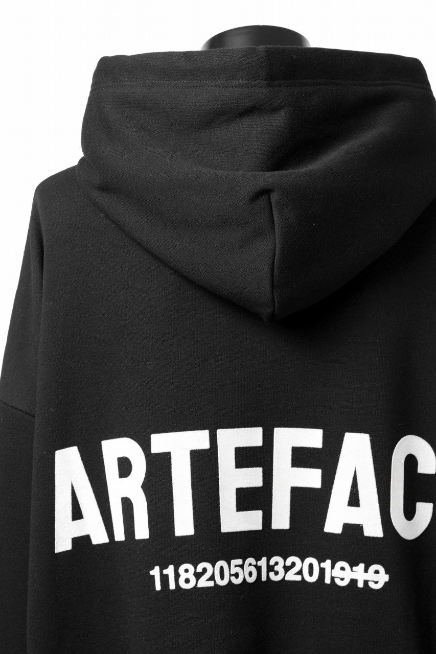 画像をギャラリービューアに読み込む, A.F ARTEFACT BOMBERHEAT® BACK LOGO HOODIE (BLACK)