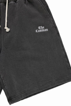 画像をギャラリービューアに読み込む, LASTMAN LOGO SWEAT SHORTS (BLACK)