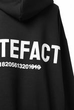 画像をギャラリービューアに読み込む, A.F ARTEFACT BOMBERHEAT® BACK LOGO HOODIE (BLACK)