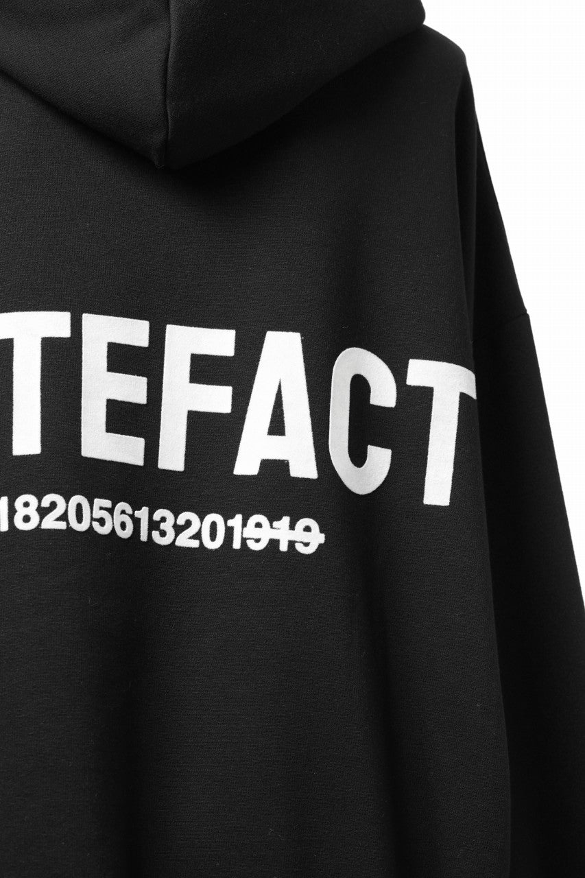 画像をギャラリービューアに読み込む, A.F ARTEFACT BOMBERHEAT® BACK LOGO HOODIE (BLACK)
