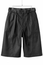 画像をギャラリービューアに読み込む, D-VEC TECH DENIM WIDE CROPPED TROUSERS / STRETCH TWILL (NIGHT SEA BLACK)