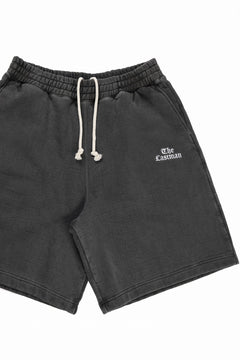 画像をギャラリービューアに読み込む, LASTMAN LOGO SWEAT SHORTS (BLACK)