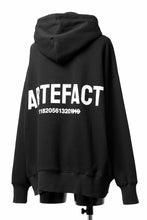画像をギャラリービューアに読み込む, A.F ARTEFACT BOMBERHEAT® BACK LOGO HOODIE (BLACK)