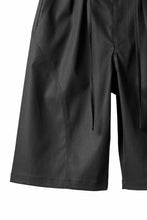 画像をギャラリービューアに読み込む, D-VEC TECH DENIM WIDE CROPPED TROUSERS / STRETCH TWILL (NIGHT SEA BLACK)