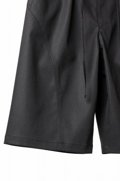 画像をギャラリービューアに読み込む, D-VEC TECH DENIM WIDE CROPPED TROUSERS / STRETCH TWILL (NIGHT SEA BLACK)