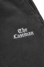 画像をギャラリービューアに読み込む, LASTMAN LOGO SWEAT SHORTS (BLACK)