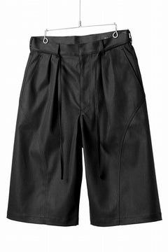 画像をギャラリービューアに読み込む, D-VEC TECH DENIM WIDE CROPPED TROUSERS / STRETCH TWILL (NIGHT SEA BLACK)