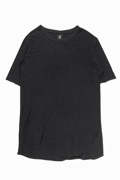 画像をギャラリービューアに読み込む, thom/krom SMOOTH FIT T-SHIRT / VISCOSE LINEN JERSEY (BLACK)