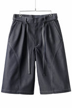 画像をギャラリービューアに読み込む, D-VEC TECH DENIM WIDE CROPPED TROUSERS / STRETCH TWILL (INDIGO)