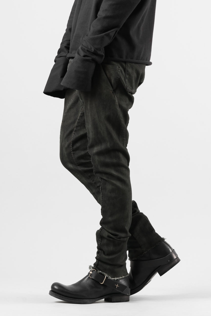 画像をギャラリービューアに読み込む, masnada BAGGY SCARRED STRETCH JEANS (SMUDGED LEGION)