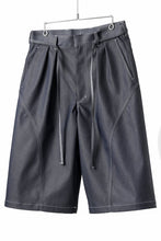 画像をギャラリービューアに読み込む, D-VEC TECH DENIM WIDE CROPPED TROUSERS / STRETCH TWILL (INDIGO)