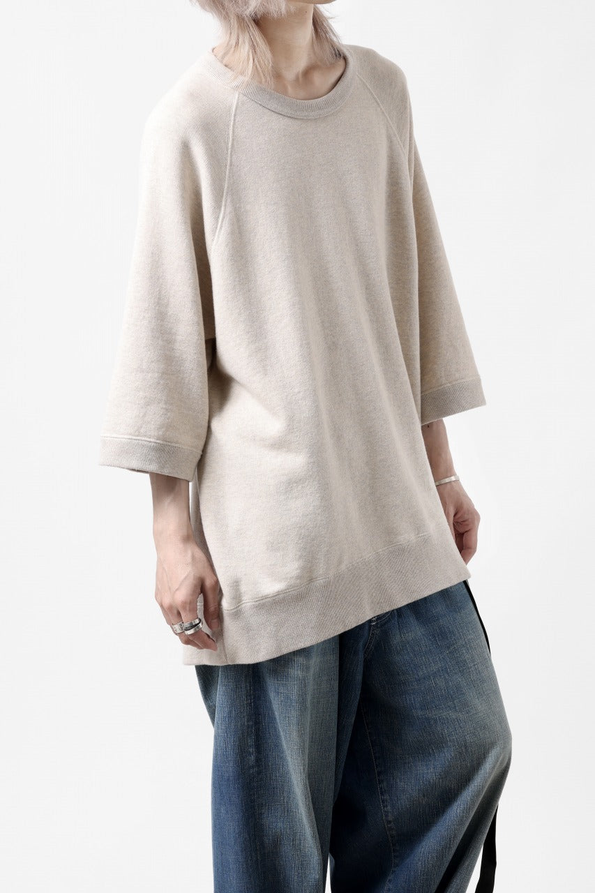 画像をギャラリービューアに読み込む, N/07 RAGLAN LOOSEY TOP / VINTAGE COTTON TERRY (OATMEAL)