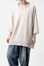 画像をギャラリービューアに読み込む, N/07 RAGLAN LOOSEY TOP / VINTAGE COTTON TERRY (OATMEAL)