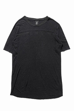 画像をギャラリービューアに読み込む, thom/krom SMOOTH FIT T-SHIRT / VISCOSE LINEN JERSEY (BLACK)