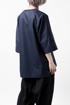 画像をギャラリービューアに読み込む, sus-sous atelier T / Lance 80/- cotton typewriter (NAVY)