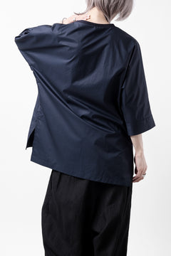 画像をギャラリービューアに読み込む, sus-sous atelier T / Lance 80/- cotton typewriter (NAVY)