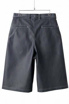画像をギャラリービューアに読み込む, D-VEC TECH DENIM WIDE CROPPED TROUSERS / STRETCH TWILL (INDIGO)
