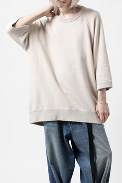 画像をギャラリービューアに読み込む, N/07 RAGLAN LOOSEY TOP / VINTAGE COTTON TERRY (OATMEAL)