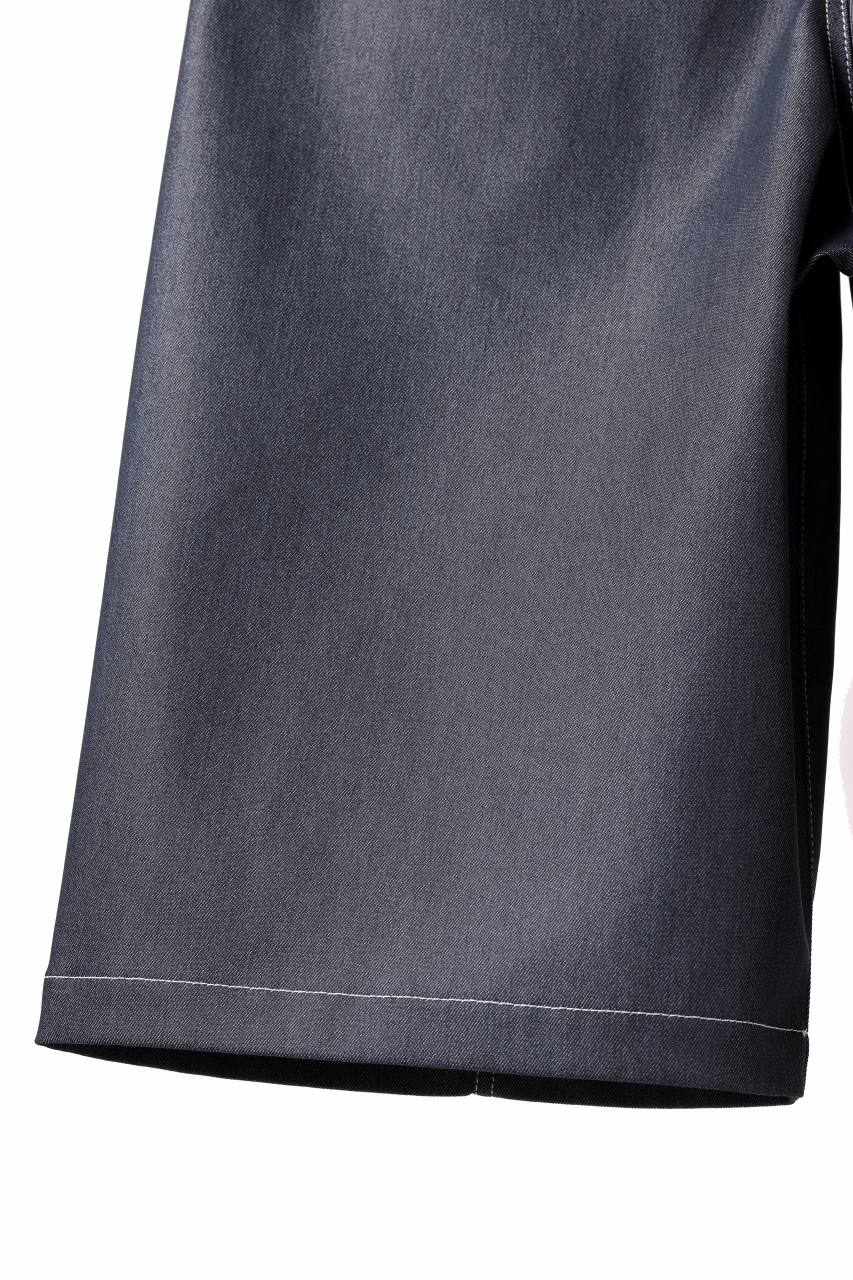 画像をギャラリービューアに読み込む, D-VEC TECH DENIM WIDE CROPPED TROUSERS / STRETCH TWILL (INDIGO)