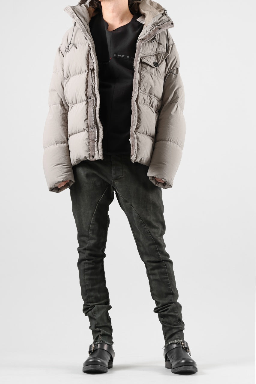 画像をギャラリービューアに読み込む, masnada BAGGY SCARRED STRETCH JEANS (SMUDGED LEGION)