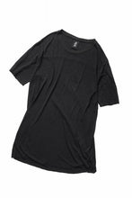 画像をギャラリービューアに読み込む, thom/krom SMOOTH FIT T-SHIRT / VISCOSE LINEN JERSEY (BLACK)