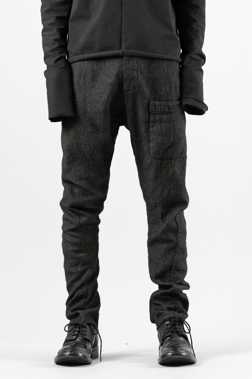 画像をギャラリービューアに読み込む, masnada BAGGY AVIATOR PANTS / OVER DYED HEMP AND WOOL (OVER DYE DUST)