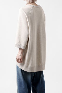 画像をギャラリービューアに読み込む, N/07 RAGLAN LOOSEY TOP / VINTAGE COTTON TERRY (OATMEAL)