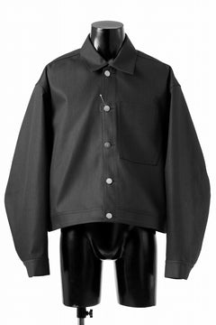 画像をギャラリービューアに読み込む, D-VEC TECH DENIM JACKET / STRETCH TWILL (NIGHT SEA BLACK)