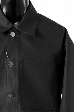 画像をギャラリービューアに読み込む, D-VEC TECH DENIM JACKET / STRETCH TWILL (NIGHT SEA BLACK)