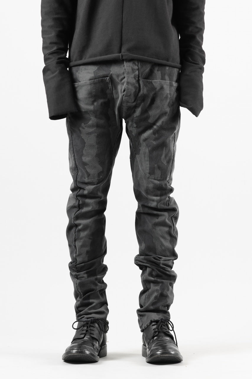 画像をギャラリービューアに読み込む, masnada SLIM GUSSET PANTS / STRETCH MICRO RIP COTTON (CAMO LEGION)