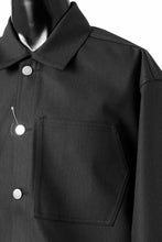 画像をギャラリービューアに読み込む, D-VEC TECH DENIM JACKET / STRETCH TWILL (NIGHT SEA BLACK)