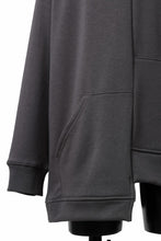 画像をギャラリービューアに読み込む, A.F ARTEFACT BOMBERHEAT® ASYMMETRY LOOP HEM TOPS (DARK GREY)