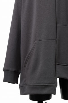 画像をギャラリービューアに読み込む, A.F ARTEFACT BOMBERHEAT® ASYMMETRY LOOP HEM TOPS (DARK GREY)