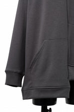 画像をギャラリービューアに読み込む, A.F ARTEFACT BOMBERHEAT® ASYMMETRY LOOP HEM TOPS (DARK GREY)