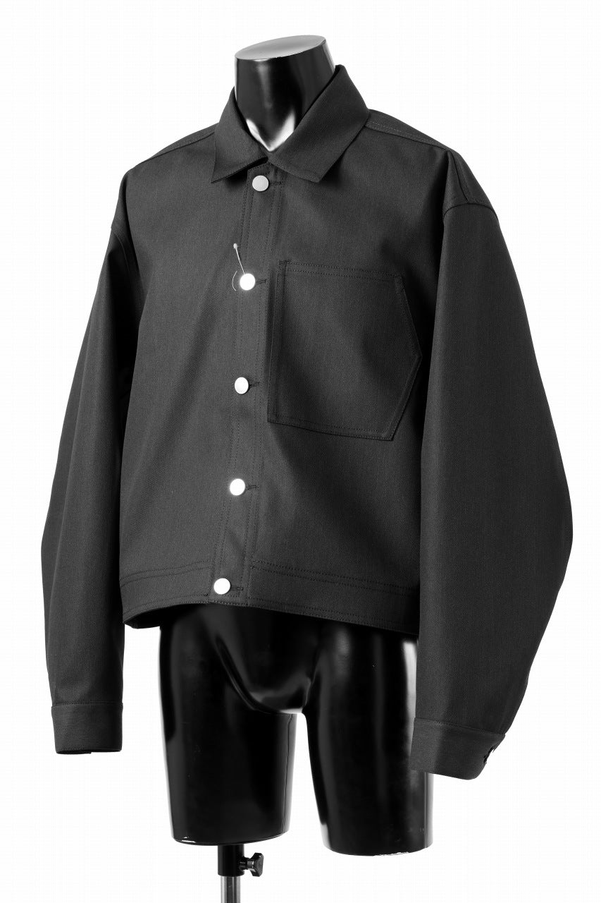 画像をギャラリービューアに読み込む, D-VEC TECH DENIM JACKET / STRETCH TWILL (NIGHT SEA BLACK)