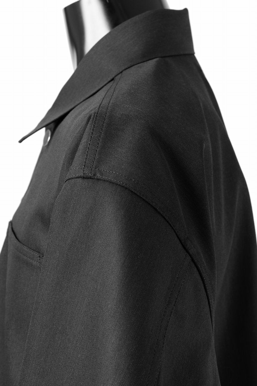 画像をギャラリービューアに読み込む, D-VEC TECH DENIM JACKET / STRETCH TWILL (NIGHT SEA BLACK)