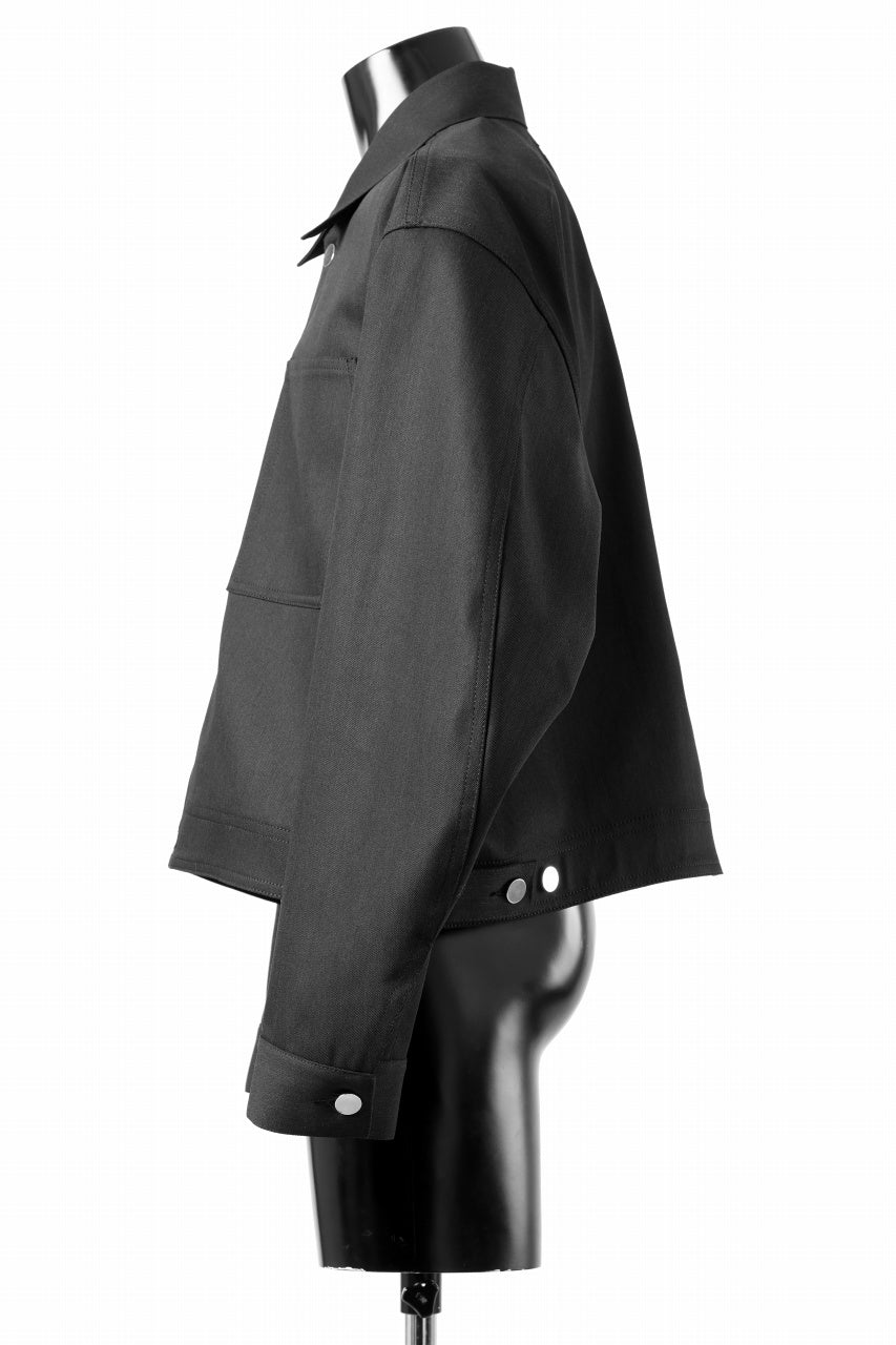 画像をギャラリービューアに読み込む, D-VEC TECH DENIM JACKET / STRETCH TWILL (NIGHT SEA BLACK)