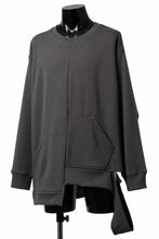 画像をギャラリービューアに読み込む, A.F ARTEFACT BOMBERHEAT® ASYMMETRY LOOP HEM TOPS (DARK GREY)