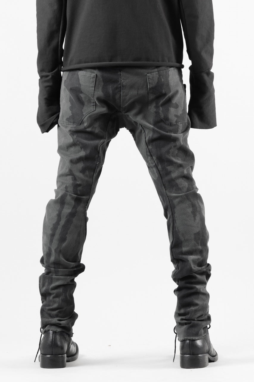 画像をギャラリービューアに読み込む, masnada SLIM GUSSET PANTS / STRETCH MICRO RIP COTTON (CAMO LEGION)