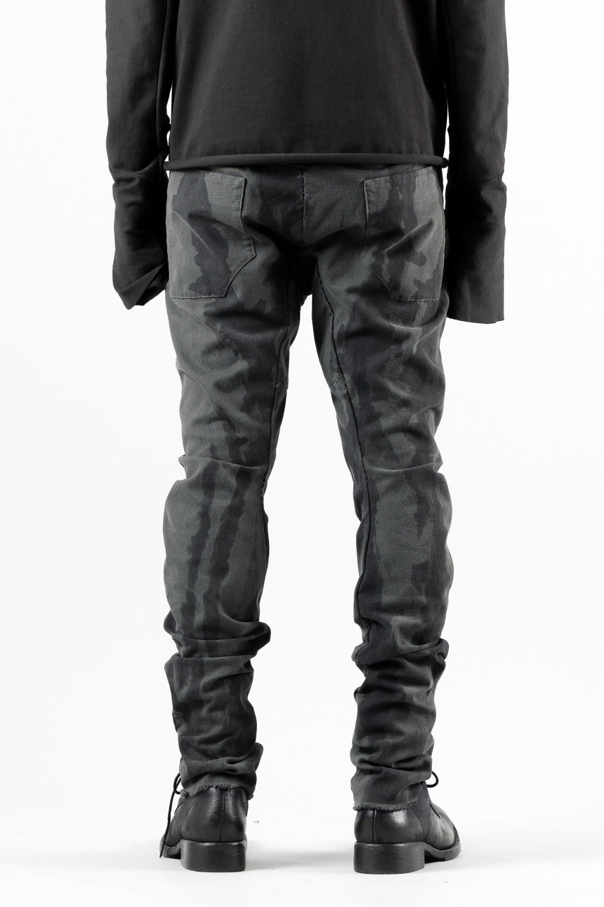 画像をギャラリービューアに読み込む, masnada SLIM GUSSET PANTS / STRETCH MICRO RIP COTTON (CAMO LEGION)