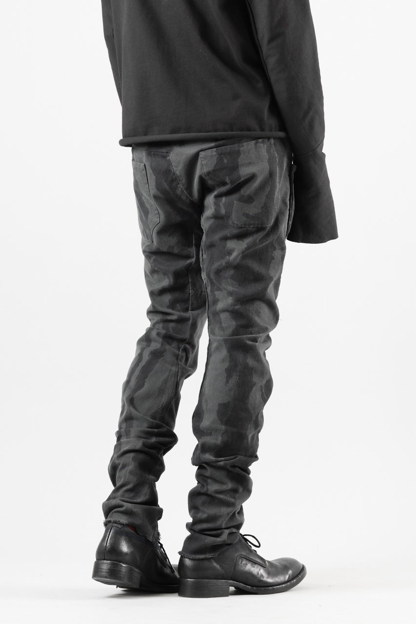 画像をギャラリービューアに読み込む, masnada SLIM GUSSET PANTS / STRETCH MICRO RIP COTTON (CAMO LEGION)