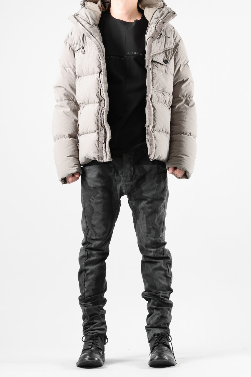 画像をギャラリービューアに読み込む, masnada SLIM GUSSET PANTS / STRETCH MICRO RIP COTTON (CAMO LEGION)