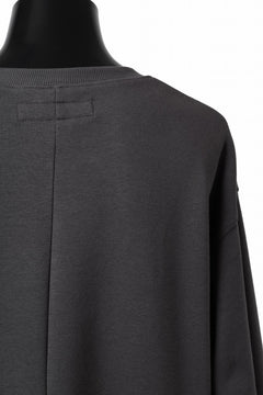 画像をギャラリービューアに読み込む, A.F ARTEFACT BOMBERHEAT® ASYMMETRY LOOP HEM TOPS (DARK GREY)