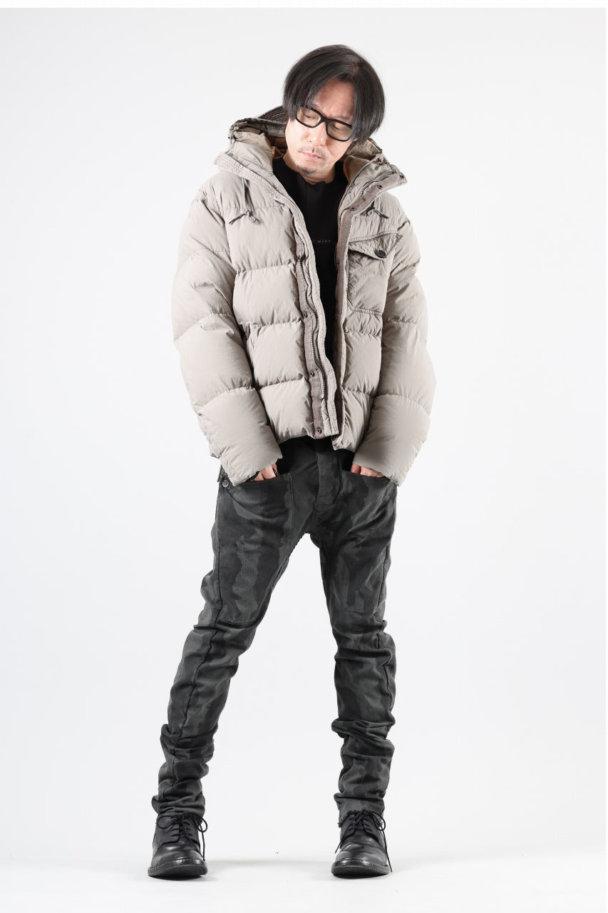 画像をギャラリービューアに読み込む, masnada SLIM GUSSET PANTS / STRETCH MICRO RIP COTTON (CAMO LEGION)