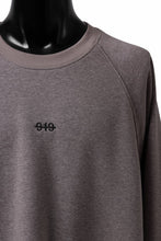 画像をギャラリービューアに読み込む, A.F ARTEFACT BOMBERHEAT® BACK LOGO DOLMAN TOPS (BROWN)