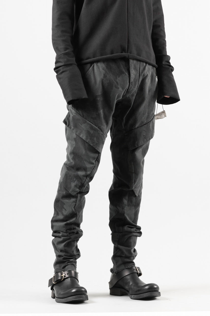 画像をギャラリービューアに読み込む, masnada BAGGY CARGO PANTS / STRETCH MICRO RIP COTTON (CAMO LEGION)