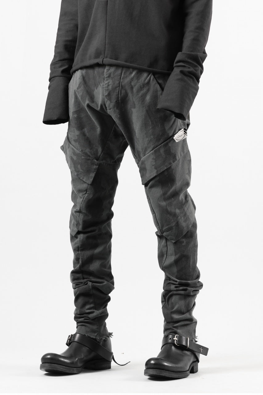 画像をギャラリービューアに読み込む, masnada BAGGY CARGO PANTS / STRETCH MICRO RIP COTTON (CAMO LEGION)