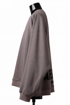 画像をギャラリービューアに読み込む, A.F ARTEFACT BOMBERHEAT® BACK LOGO DOLMAN TOPS (BROWN)