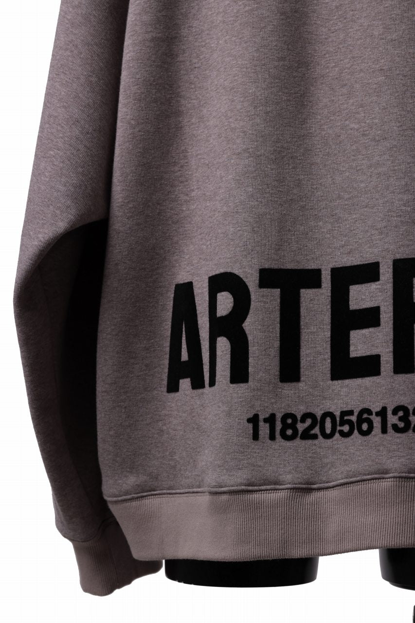 画像をギャラリービューアに読み込む, A.F ARTEFACT BOMBERHEAT® BACK LOGO DOLMAN TOPS (BROWN)